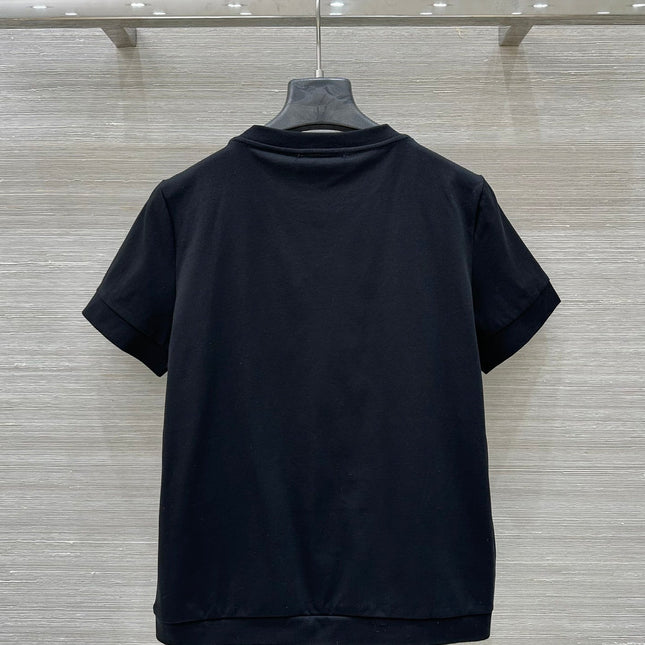 CC 25 T-shirt Black Cotton