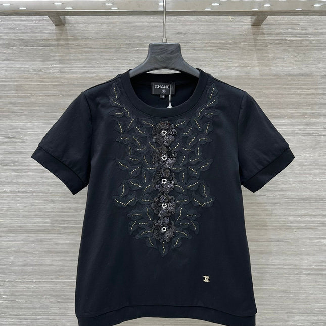 CC 25 T-shirt Black Cotton