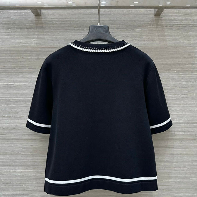 CC Short Sleeve Cardigan Black