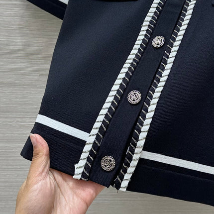 CC Short Sleeve Cardigan Black