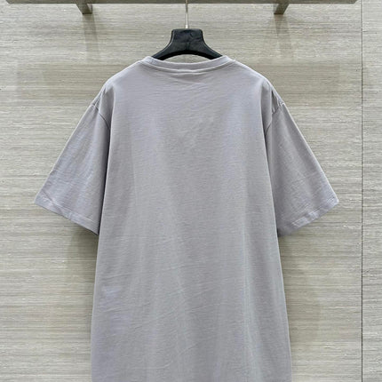 Loewe 25 Relaxed Fit T-shirt Light Grey Cotton