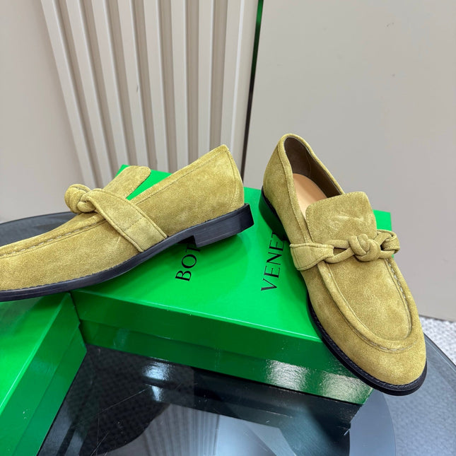 ASTAIRE LOAFER IN OLIVE GREEN SUEDE
