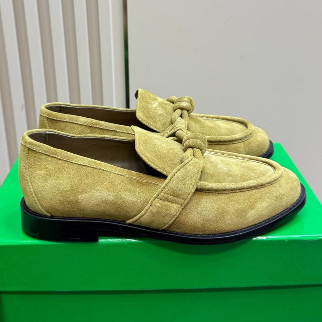 ASTAIRE LOAFER IN OLIVE GREEN SUEDE