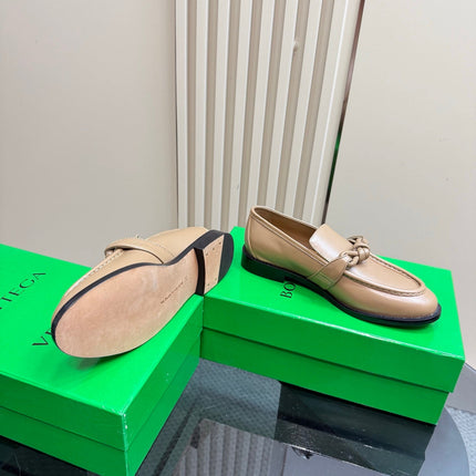 ASTAIRE LOAFER IN LIGHT BROWN CALFSKIN