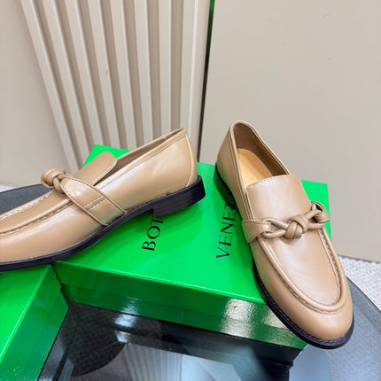 ASTAIRE LOAFER IN LIGHT BROWN CALFSKIN