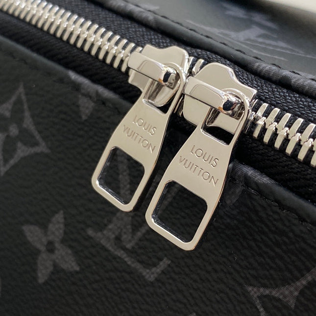 TOILETRY BAG 24 IN BLACK MONOGRAM ECLIPSE CANVAS