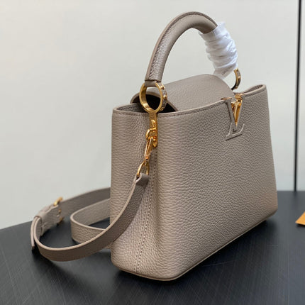 CAPUCINES BB 27 IN KHAKI BROWN TAURILLON