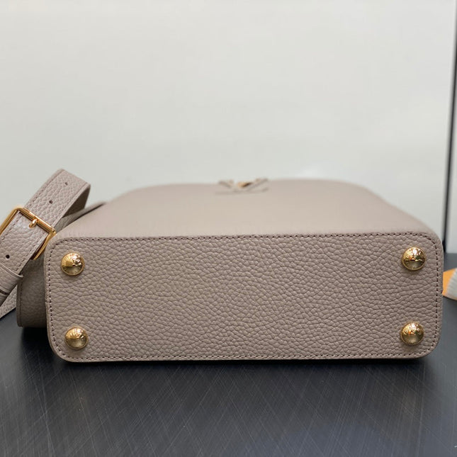 CAPUCINES BB 27 IN KHAKI BROWN TAURILLON
