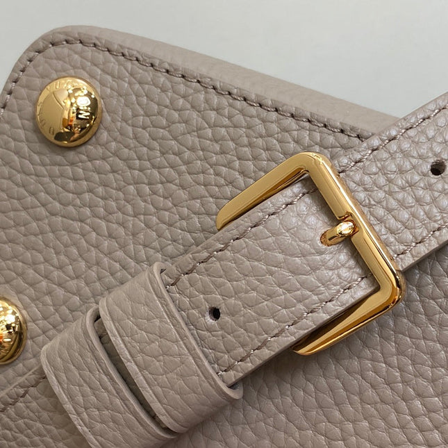 CAPUCINES BB 27 IN KHAKI BROWN TAURILLON