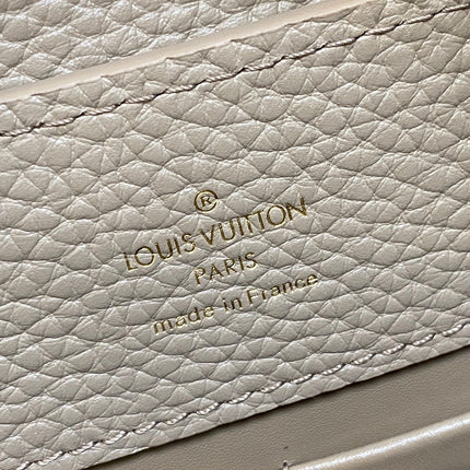 CAPUCINES BB 27 IN KHAKI BROWN TAURILLON