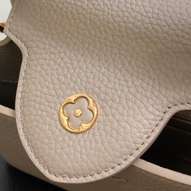 CAPUCINES BB 27 IN KHAKI BROWN TAURILLON