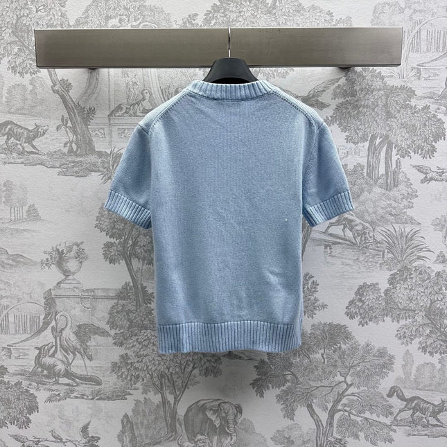 Dior 25C Pull à Manches Courtes 228946