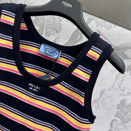 Prada 25C Sleeveless Shirt Croptop 228949