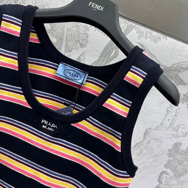 Prada 25C Sleeveless Shirt Croptop 228949