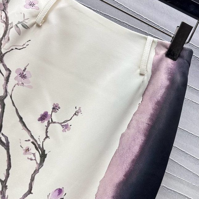 DIOR PRINTED STRAIGHT SKIRT 272228