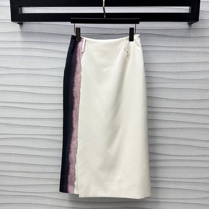 DIOR PRINTED STRAIGHT SKIRT 272228
