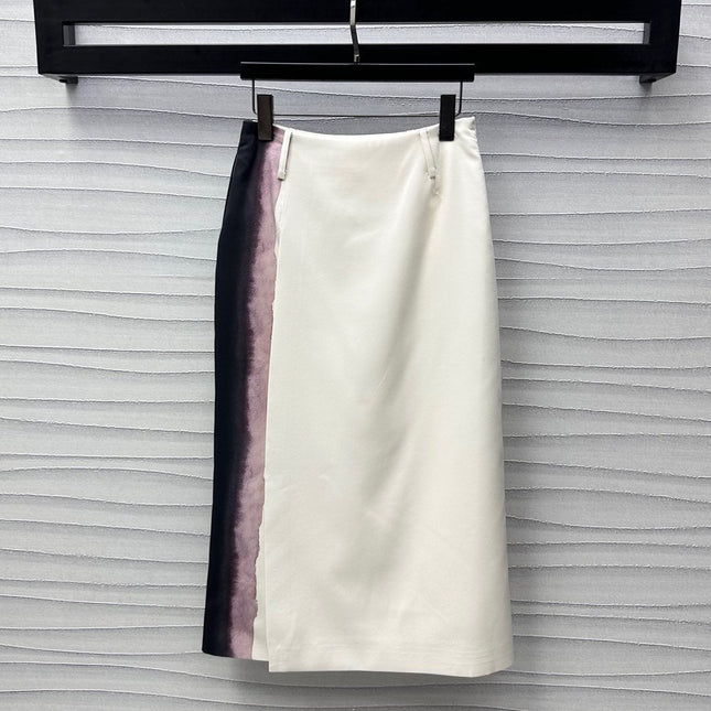 DIOR PRINTED STRAIGHT SKIRT 272228