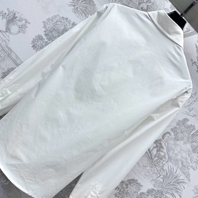 LV 25S EMBROIDERED HOLLOW SHIRT 264718
