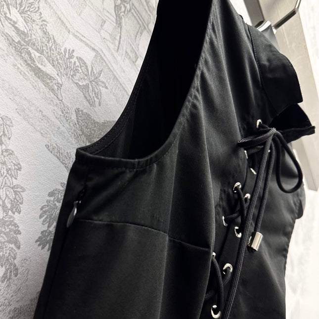 DIOR 25S DRAWSTRING VEST DRESS 264662