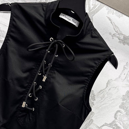 DIOR 25S DRAWSTRING VEST DRESS 264662