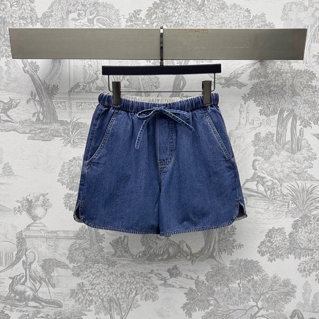 VALENTIN 25S DENIM SHIRT AND SHORTS SET 264676