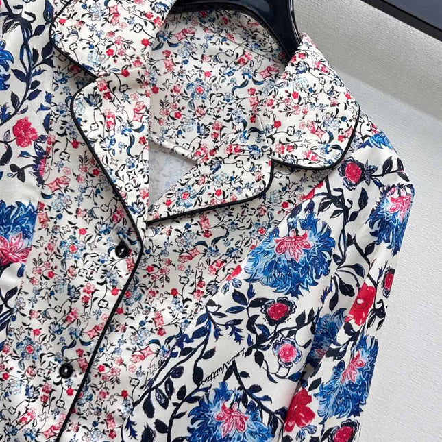 LV MULTICOLOR FLORAL PRINT SHIRT 263834