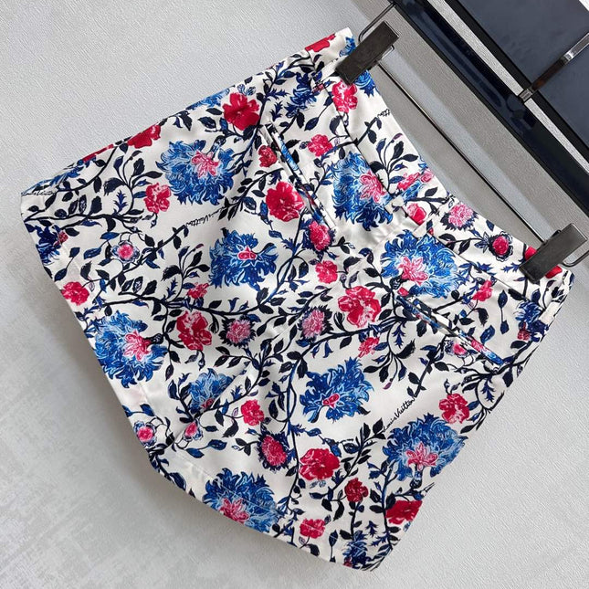 LV PLEATED MINI SKIRT 263833