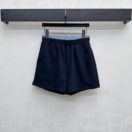 MIU 25S PLAID SET IN COTTON 264589