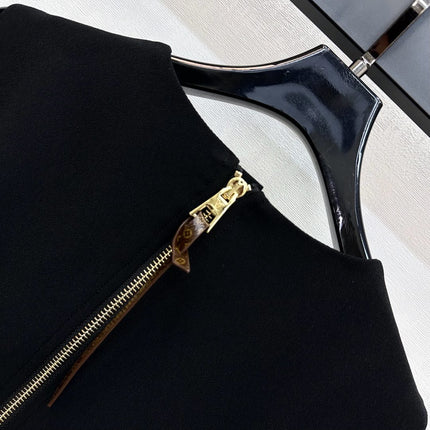 LV 25S ZIPPER VEST DRESS IN ACETATE 264529