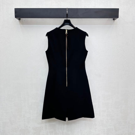LV 25S ZIPPER VEST DRESS IN ACETATE 264529