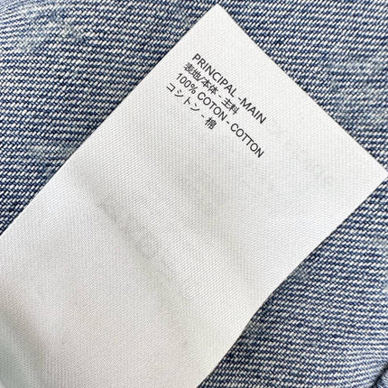 LV DENIM SKIRT WITH LOGO PRINT 274802