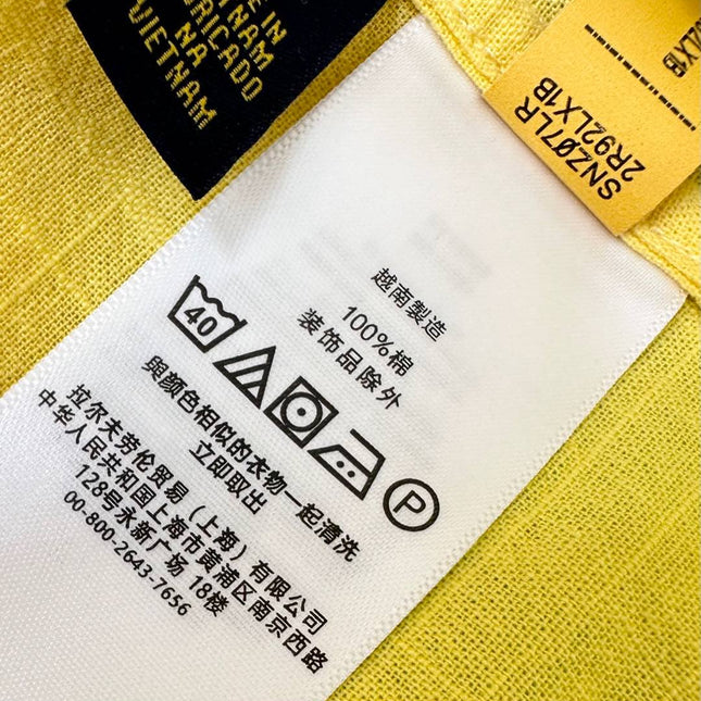 RALPH LAUREN SHORT-SLEEVE SHIRT YELLOW 274779