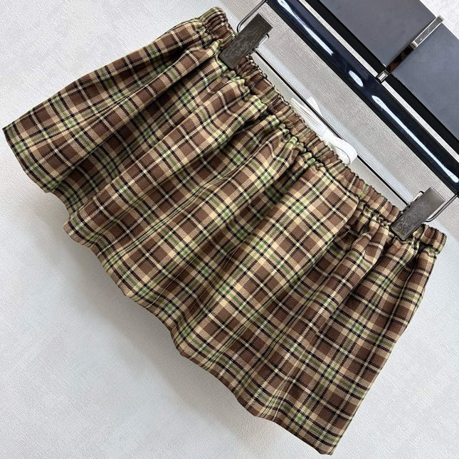 MIUMIU SHIRT AND SKIRT SET STYLE 434
