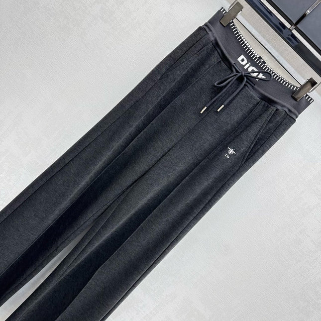 DIOR 25S WIDE-LEG DRAWSTRING PANTS STYLE 018
