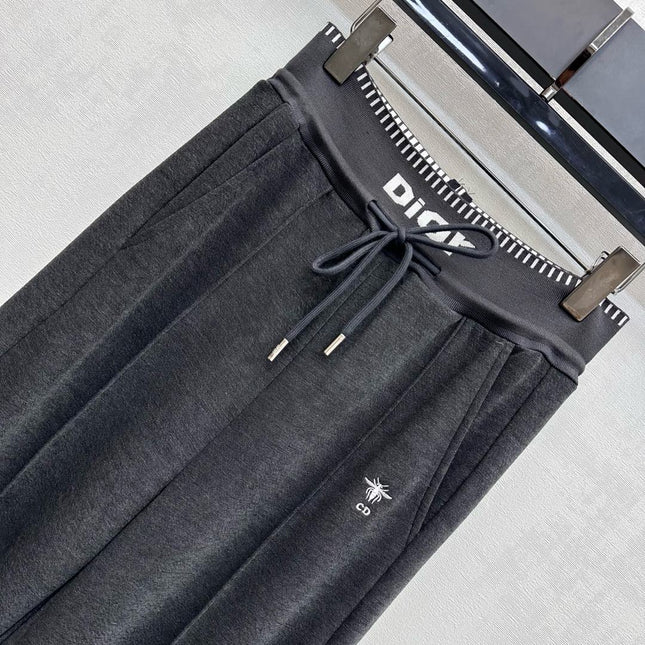 DIOR 25S WIDE-LEG DRAWSTRING PANTS STYLE 018