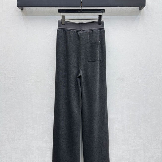 DIOR 25S WIDE-LEG DRAWSTRING PANTS STYLE 018