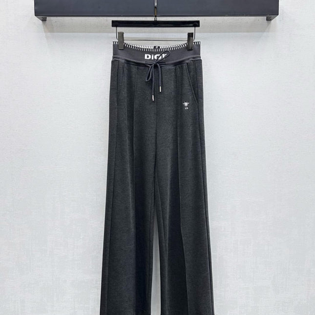 DIOR 25S WIDE-LEG DRAWSTRING PANTS STYLE 018