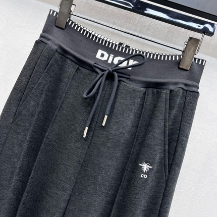 DIOR 25S WIDE-LEG DRAWSTRING PANTS STYLE 018