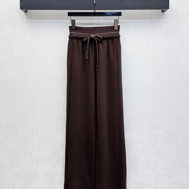 MIUMIU WIDE LEG PANTS STYLE 435