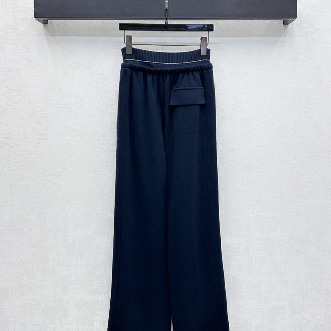 MIUMIU WIDE LEG PANTS STYLE 436