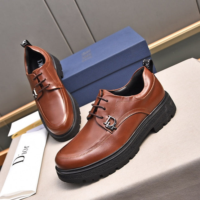 CD EXPLORER LACE-UP LOAFER BRICK CALFSKIN