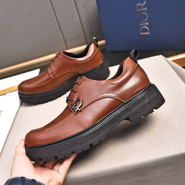 CD EXPLORER LACE-UP LOAFER BRICK CALFSKIN