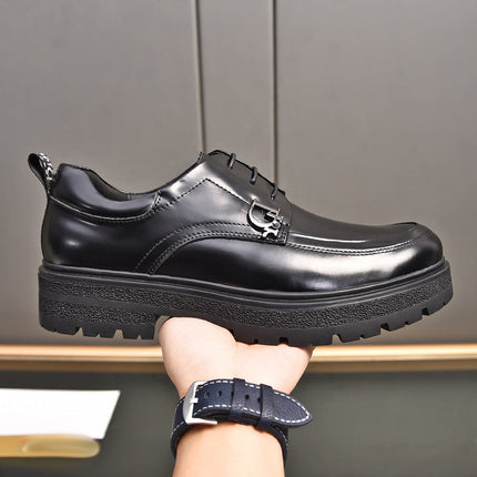 CD EXPLORER LACE-UP LOAFER BLACK CALFSKIN