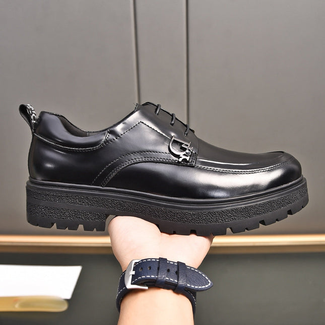 CD EXPLORER LACE-UP LOAFER BLACK CALFSKIN
