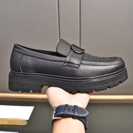 CD SYMBOL EXPLORER LOAFER BLACK GRAINED CALFSKIN