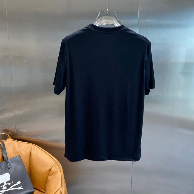 LV BLACK COTTON T-SHIRT COLORFUL LOGO 238905