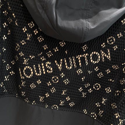 LV HOODED JACKET BLACK 238903