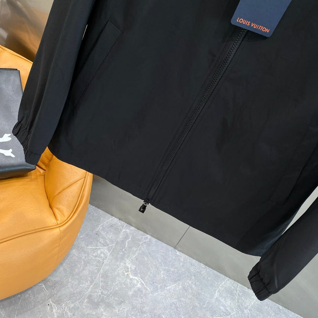 LV HOODED JACKET BLACK 238903