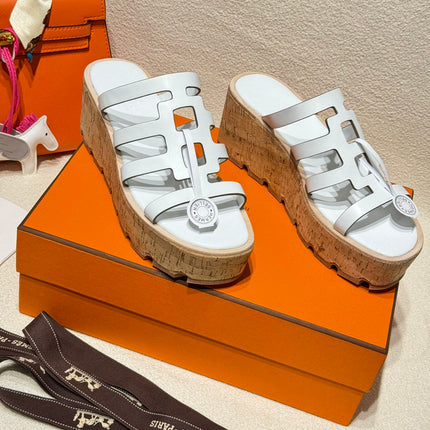 ISABELLA SANDAL WHITE CALFSKIN