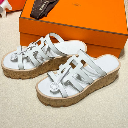 ISABELLA SANDAL WHITE CALFSKIN